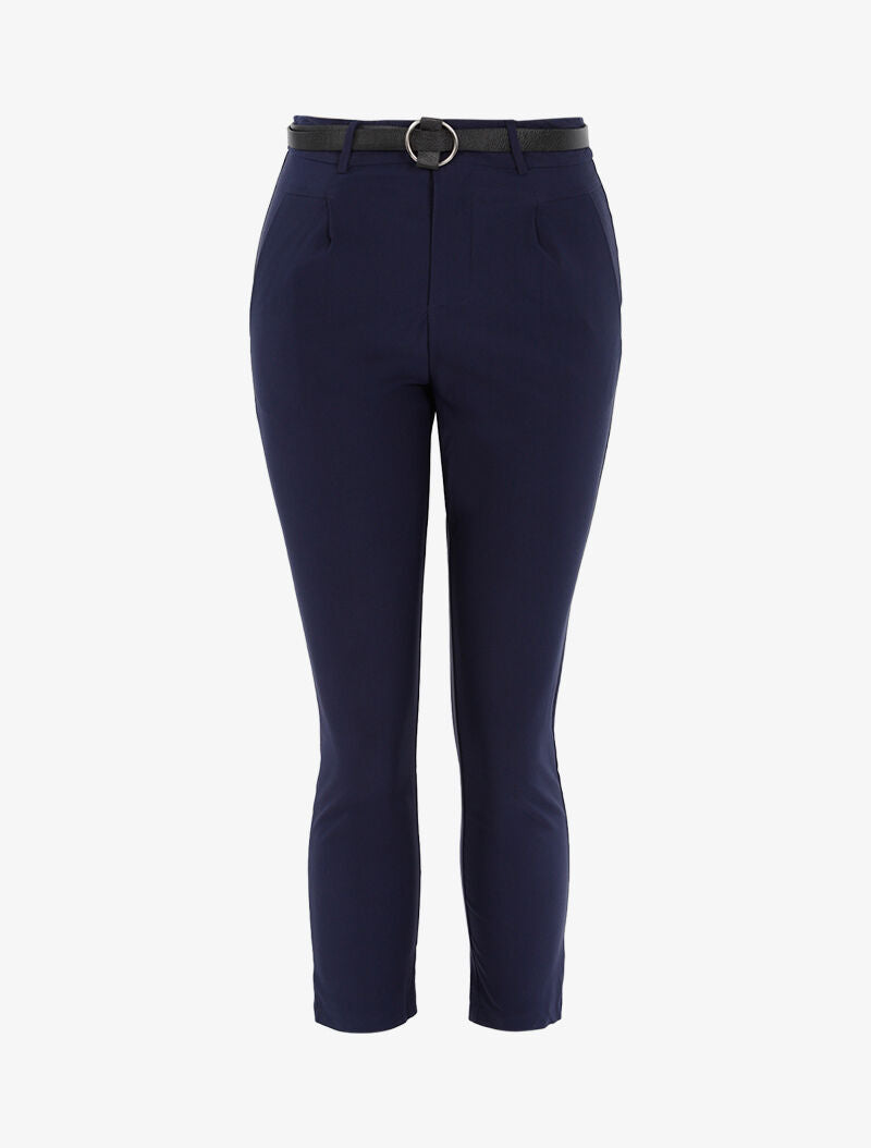 7/8 einfarbige Hose - Marine