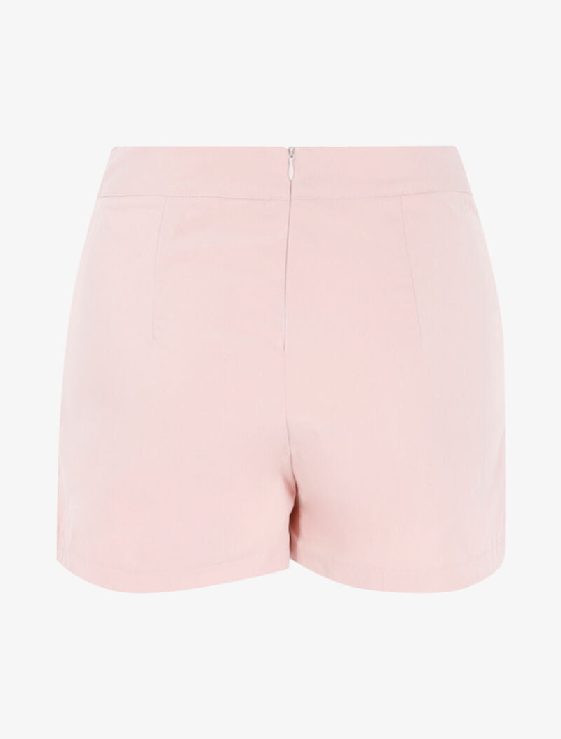 Mini short à boutons décoratifs - rose - 2