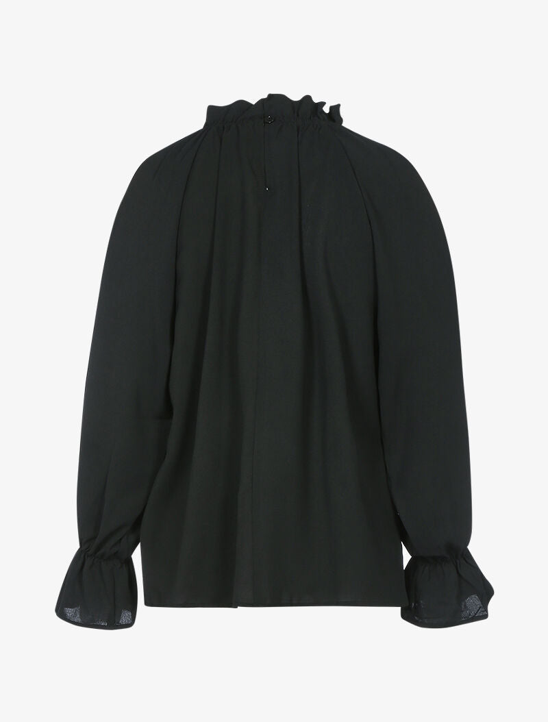 Top fluide à épaules dénudées - noir - 2