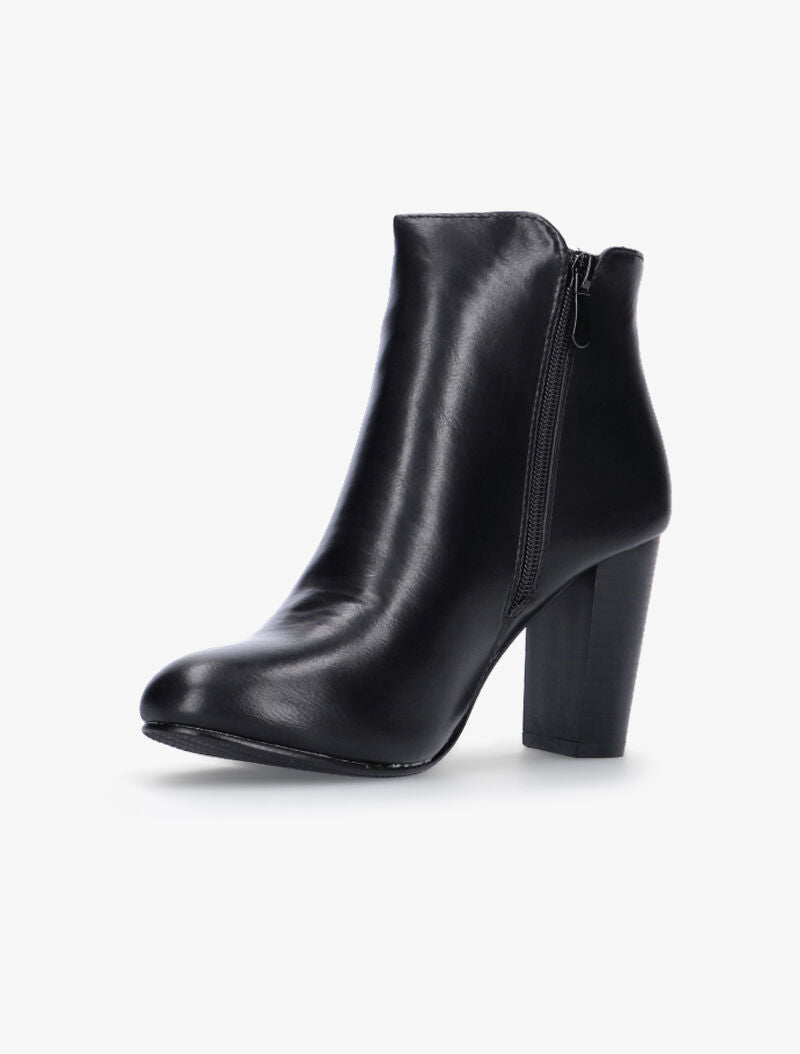 Bottines à quartiers zippés - noir - 4