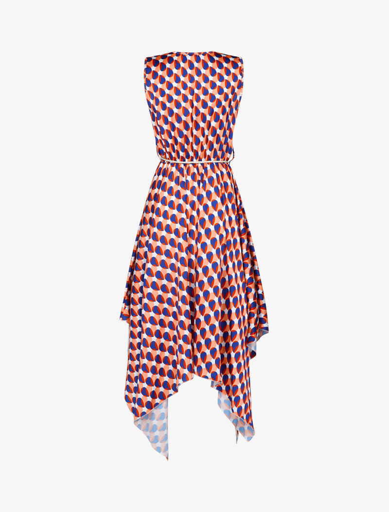 Robe asymétrique à imprimés 70&