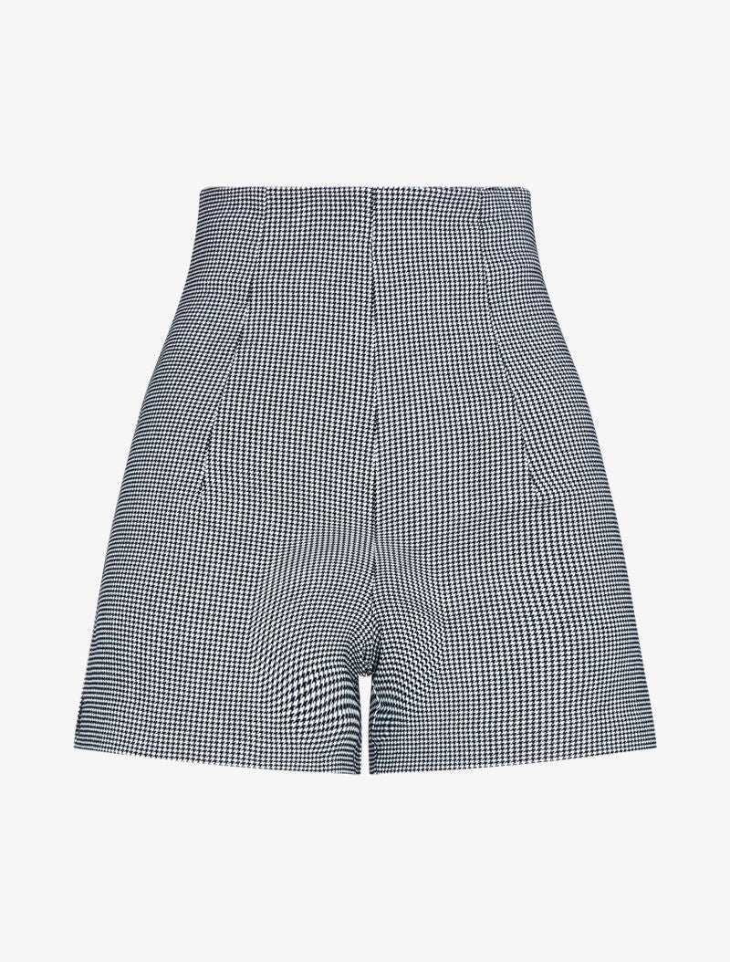 Short taille haute à imprimés - blanc/noir - 2