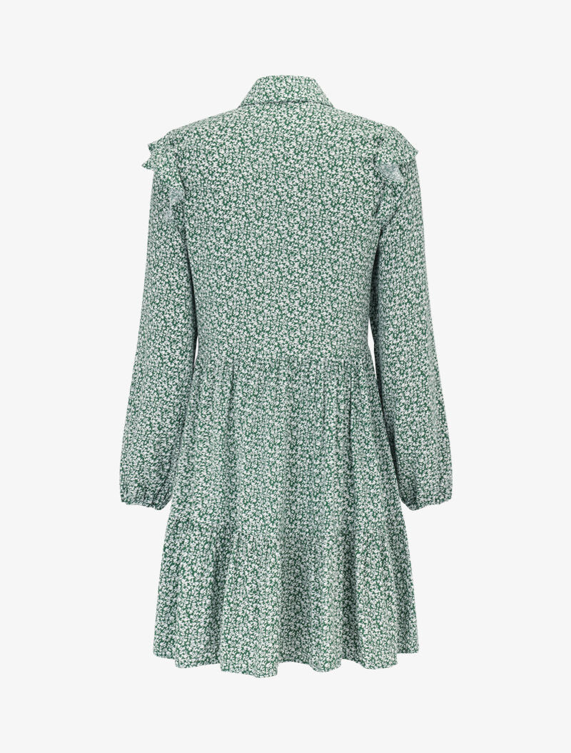 Tunique style chemise à imprimé baroque - vert - 3
