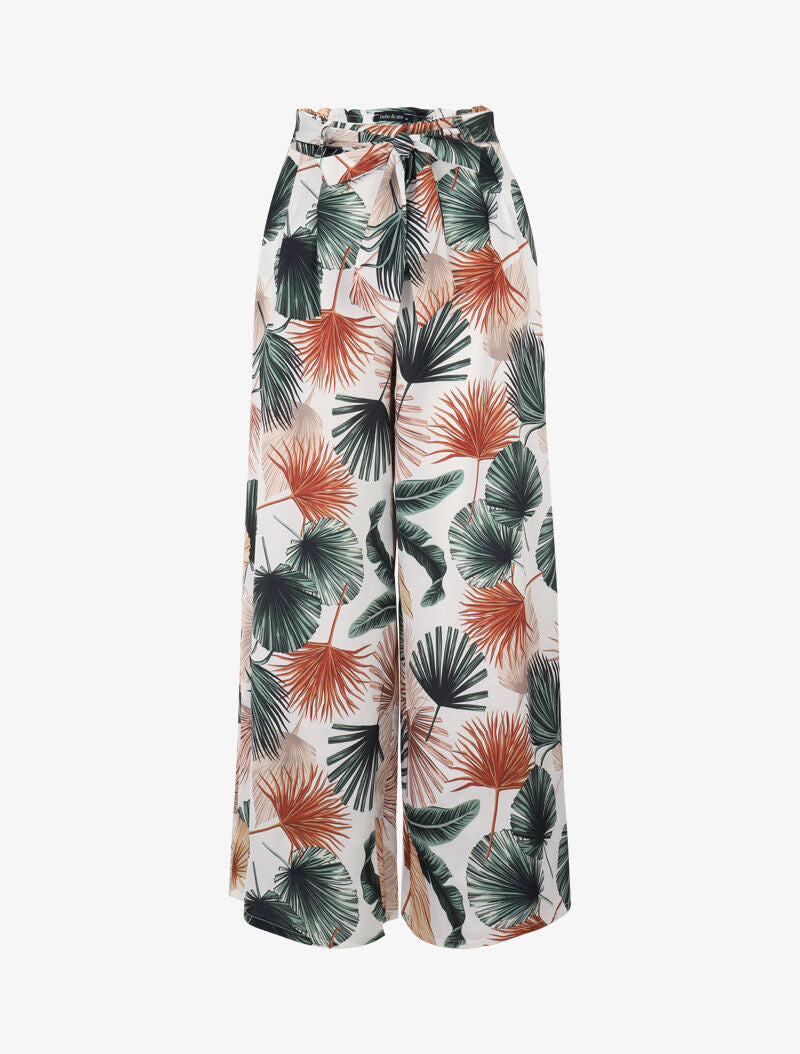 7/8-Hose mit Aufdruck - Ecru
