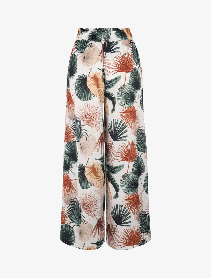 7/8-Hose mit Aufdruck - Ecru