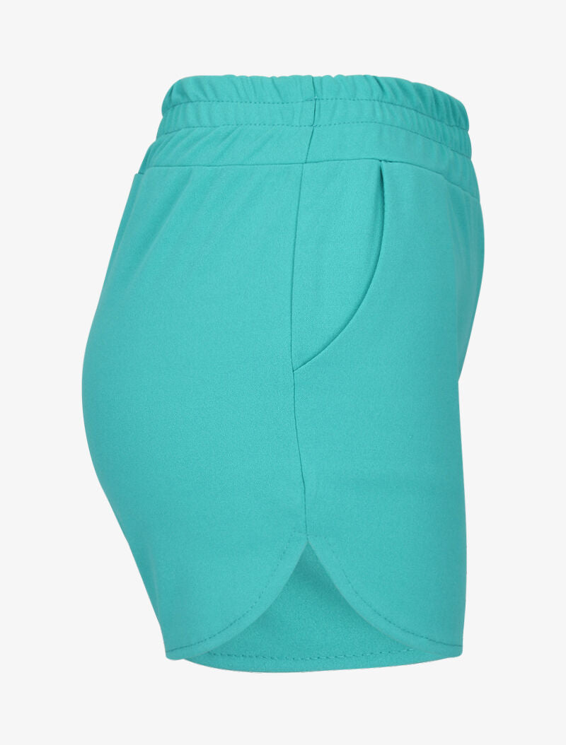 Mini short coupe droite - turquoise - 5