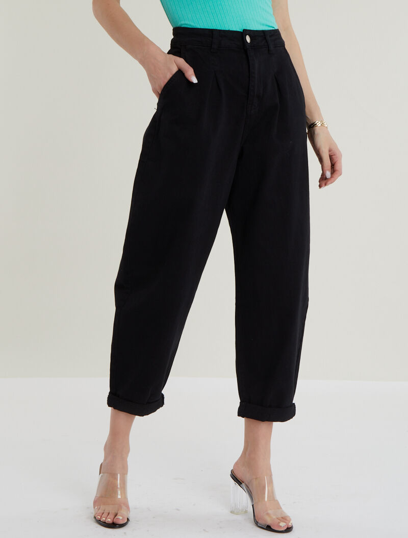 Jean daddy pant oversize - noir - 1