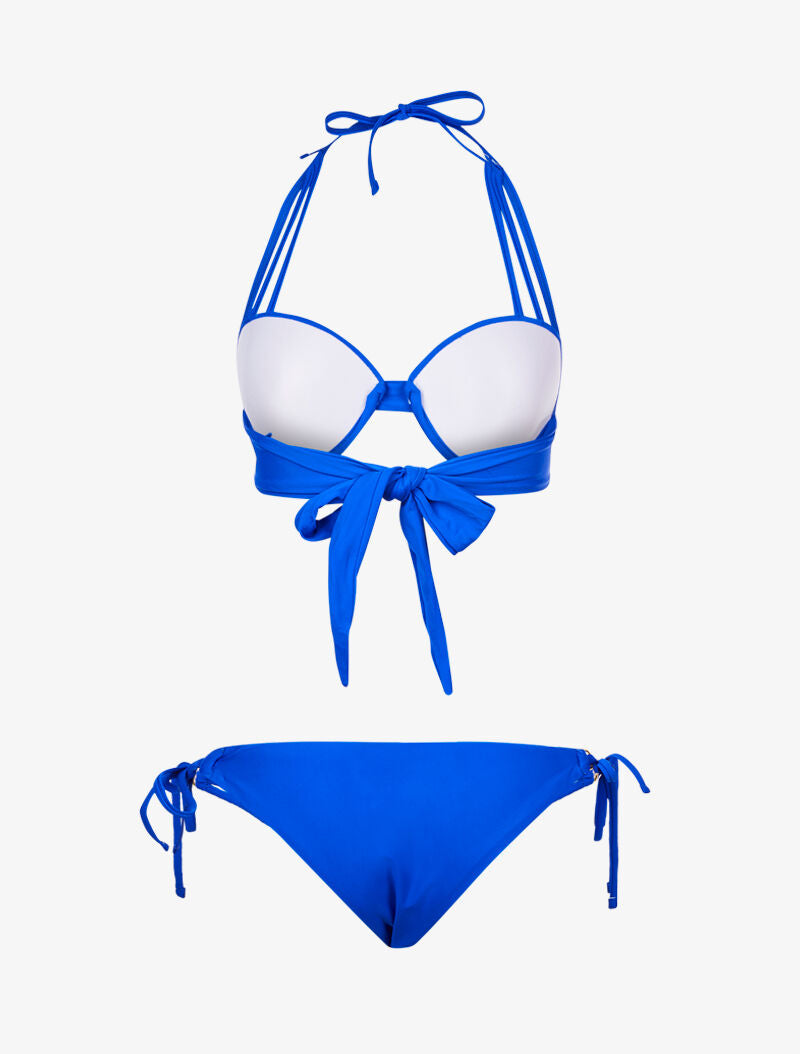Bikini emboitant arrondi - bleu électrique - 2