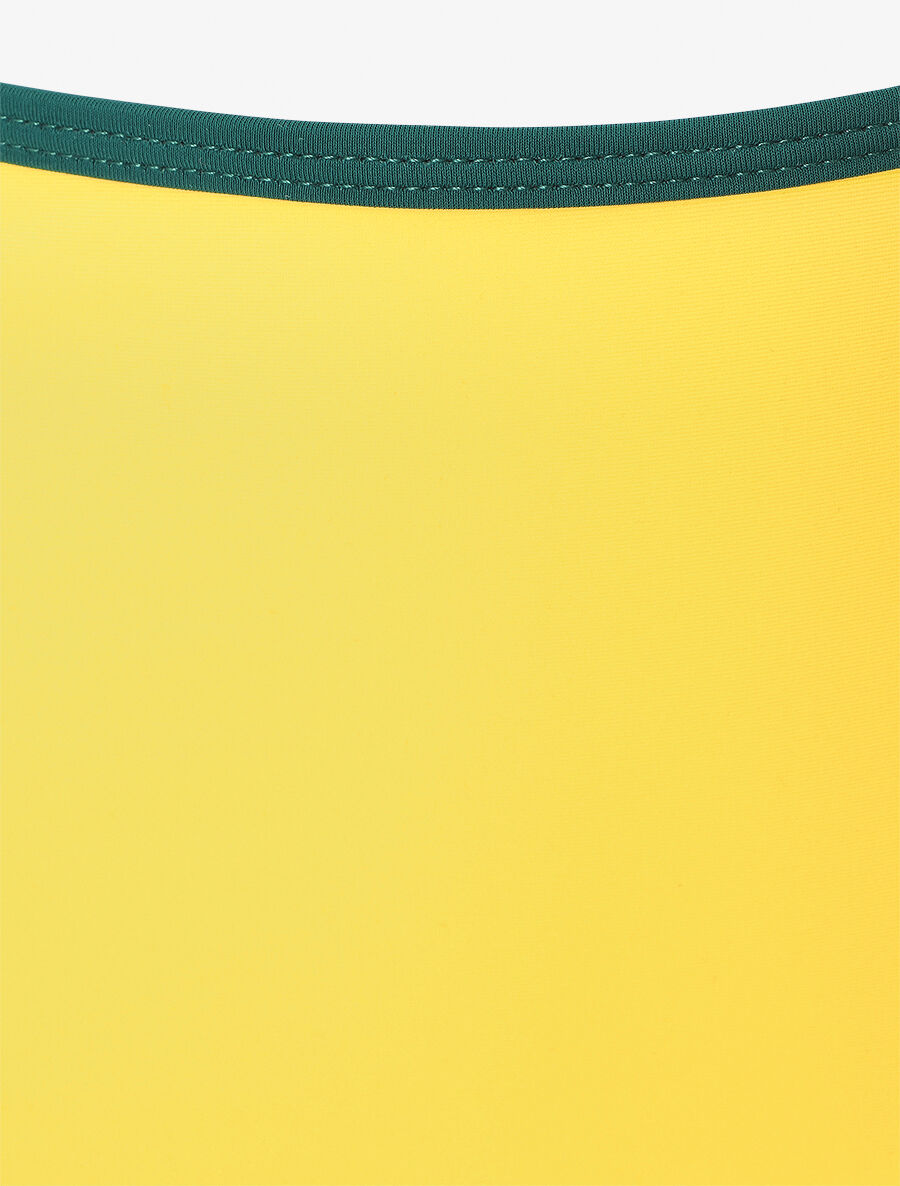 Bikini à liserés contrastants - Jaune - 3