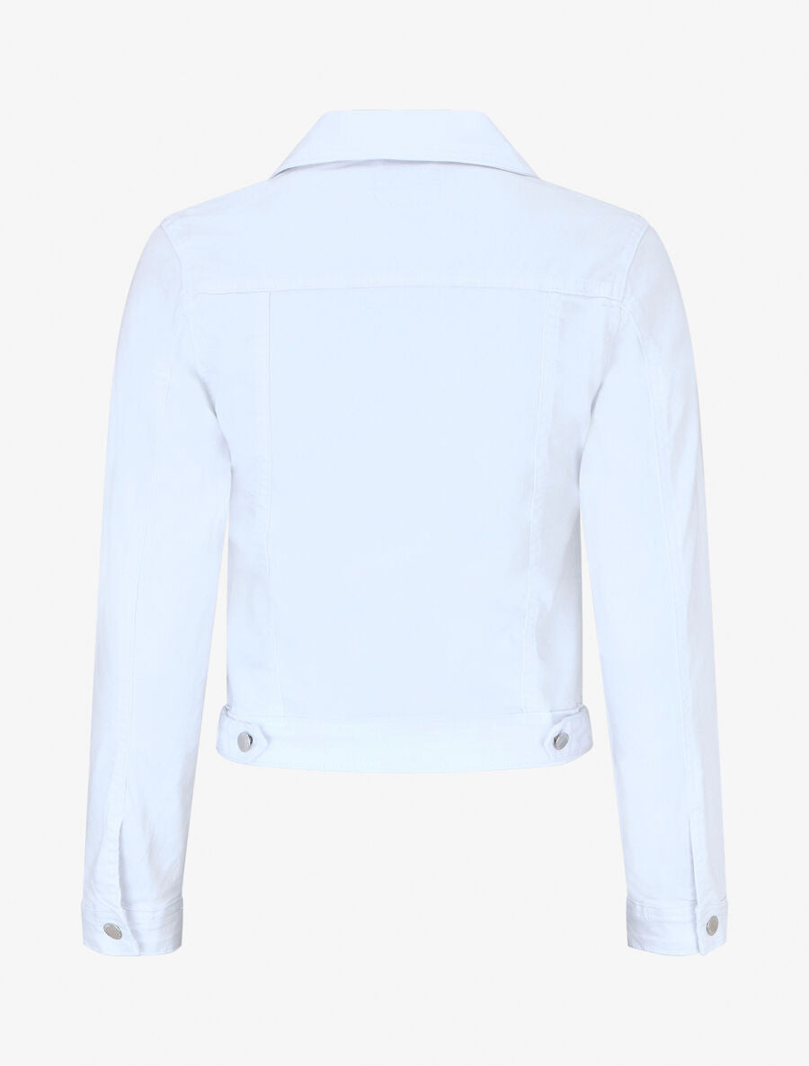 Veste en jean droite - Blanc - 2