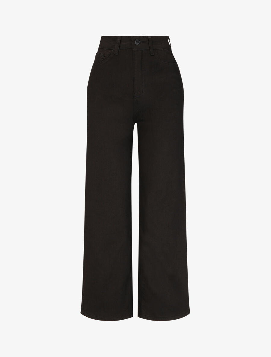 Jean large coupe droite - Noir - 4
