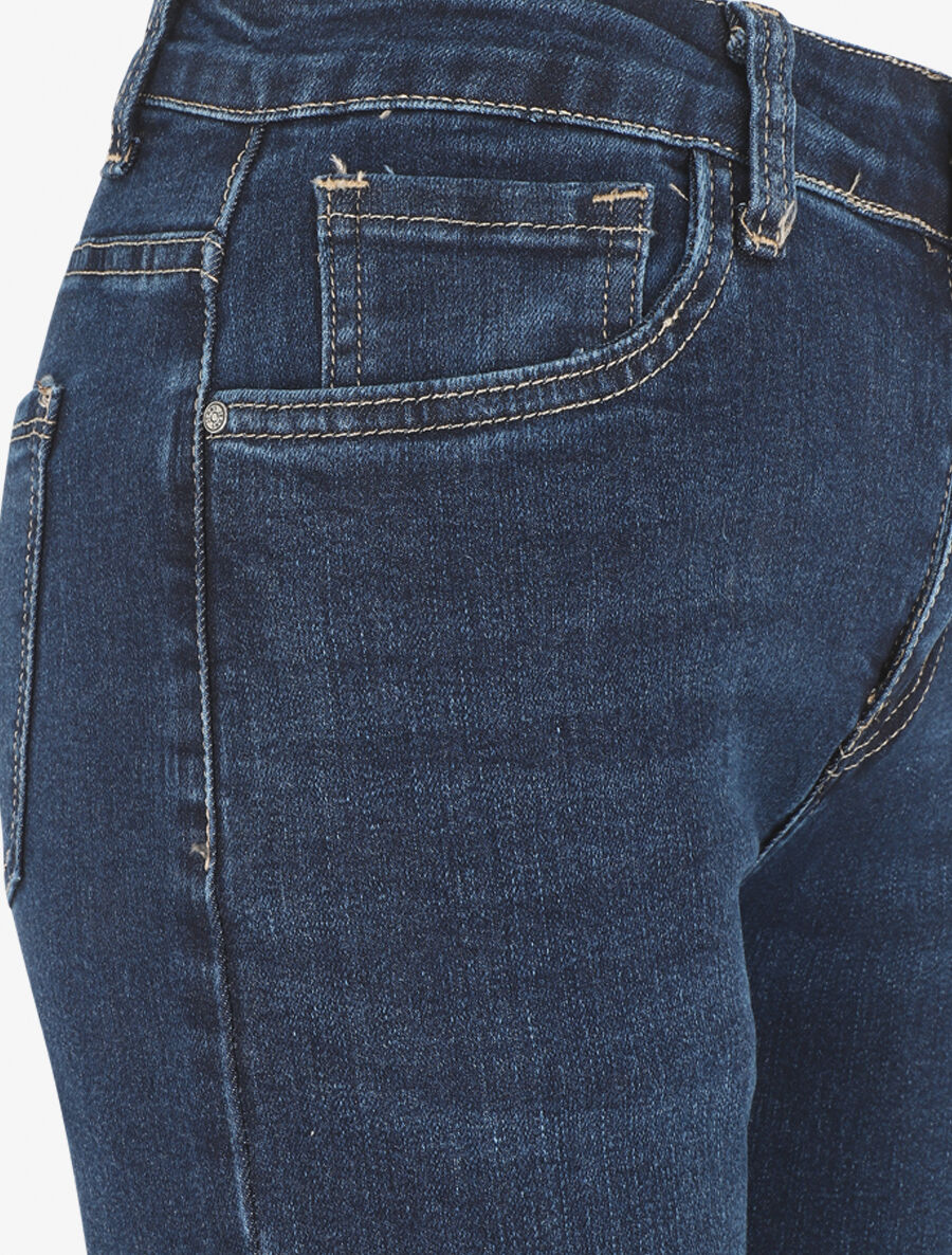 Jean slim grande taille - Bleu brut - 3