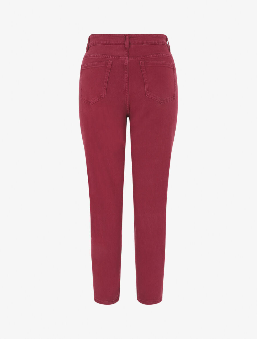 Jean uni taille haute - Bordeaux - 2