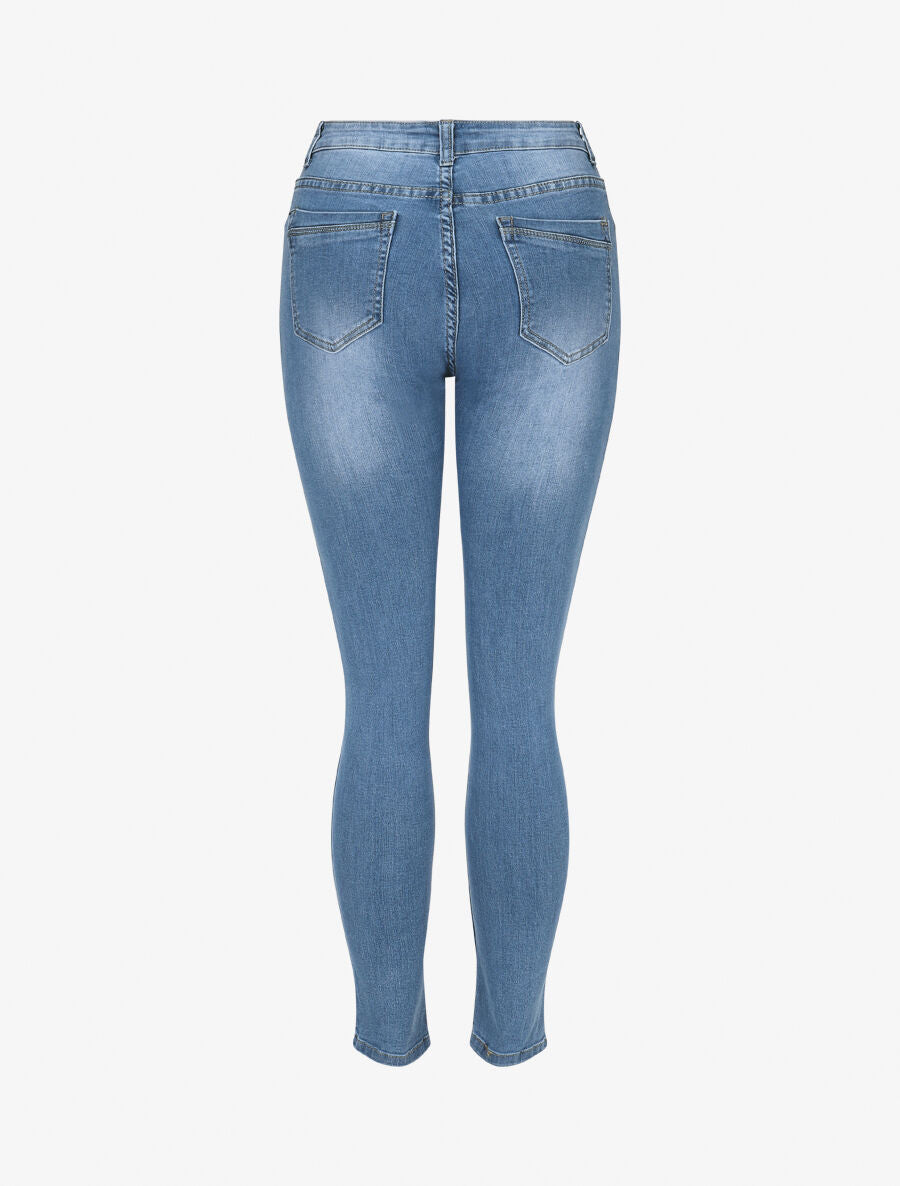 Jean classique coupe skinny - Bleu - 2