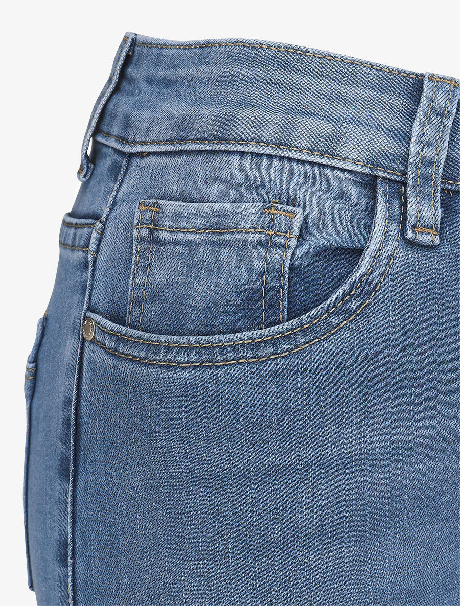 Jean classique coupe skinny - Bleu - 3