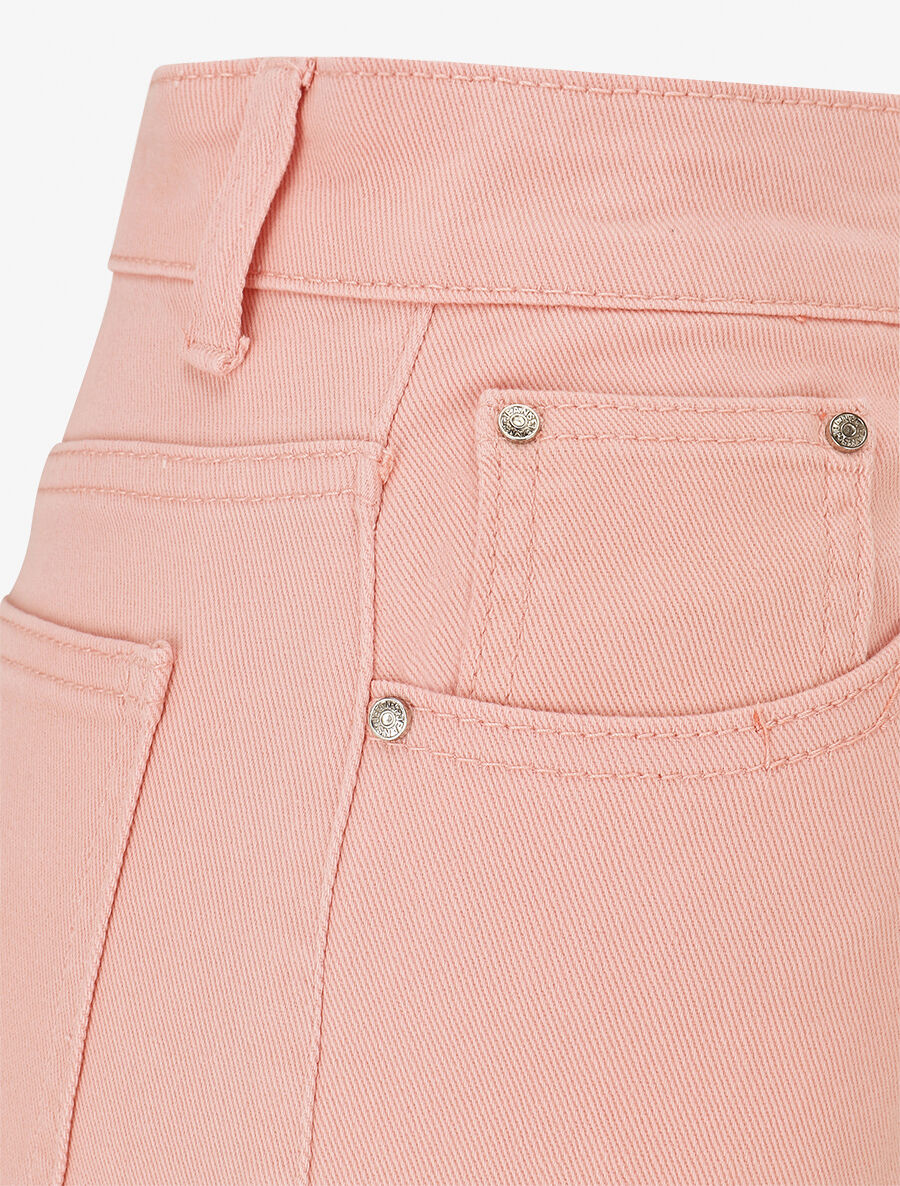 Jean mom taille haute - Rose - 3