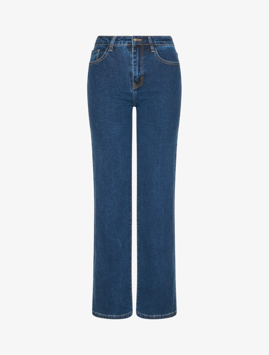 Jean wide leg casual - Denim - 1