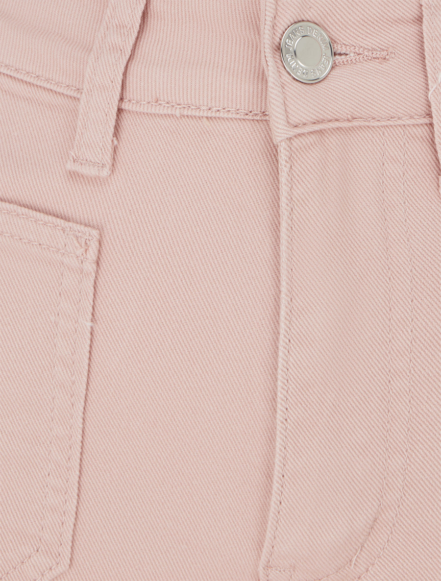 Jean coupe droite à 4 poches - Rose - 3
