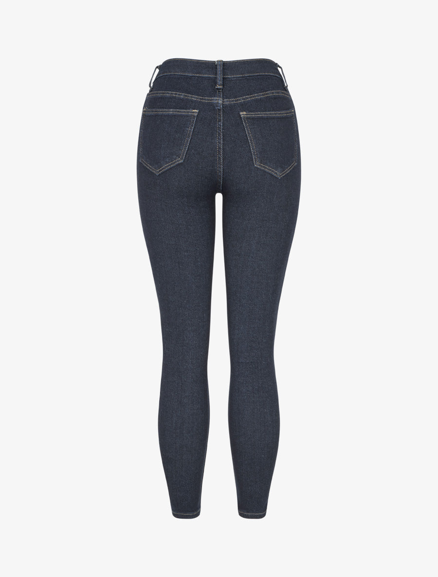 Jean skinny taille haute - Bleu brut - 2