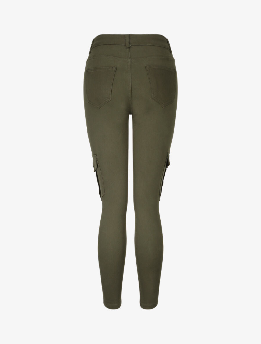 Jeans slim style cargo - Kaki - 2