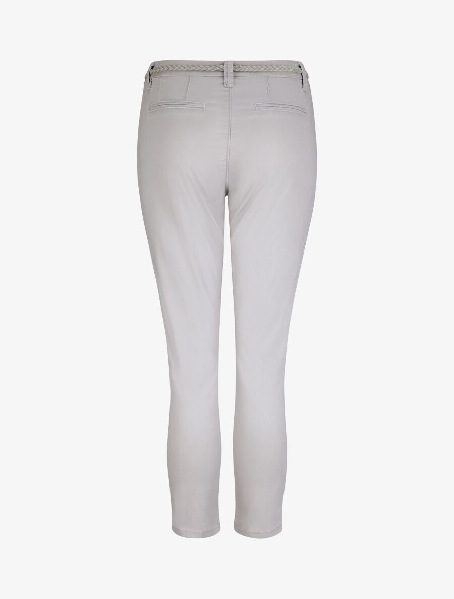 Pantalon 7/8 à revers - Gris - 2
