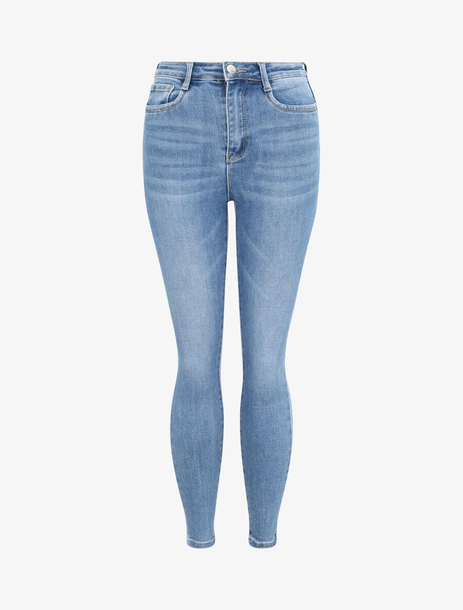 Jean skinny push up - Bleu denim - 1
