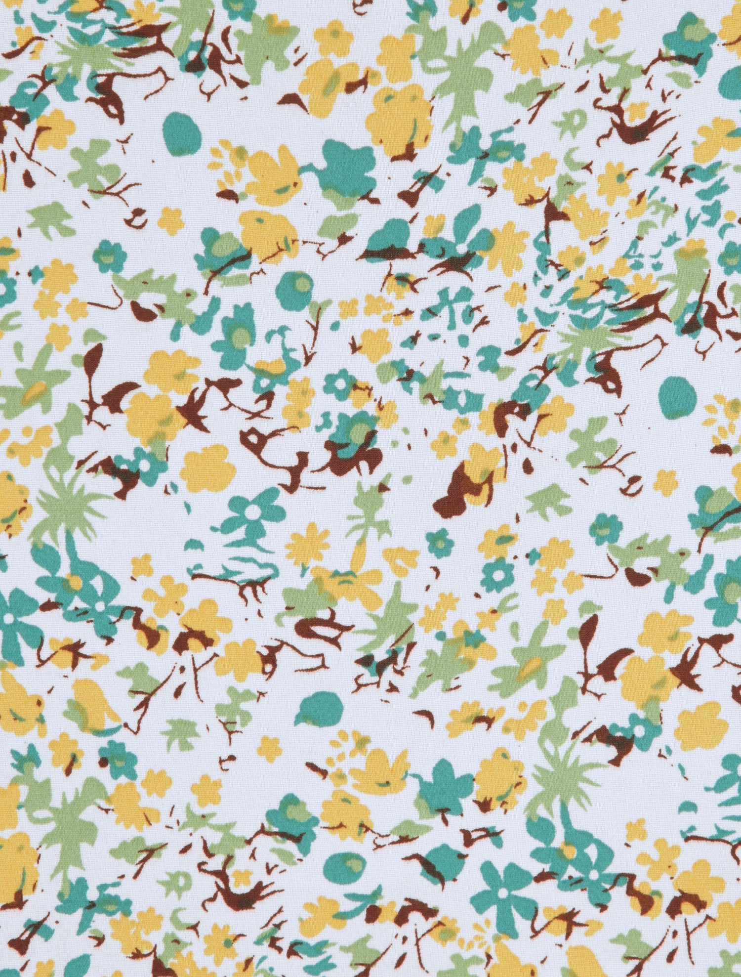 Débardeur carré à imprimé pivoines - Vert - 4