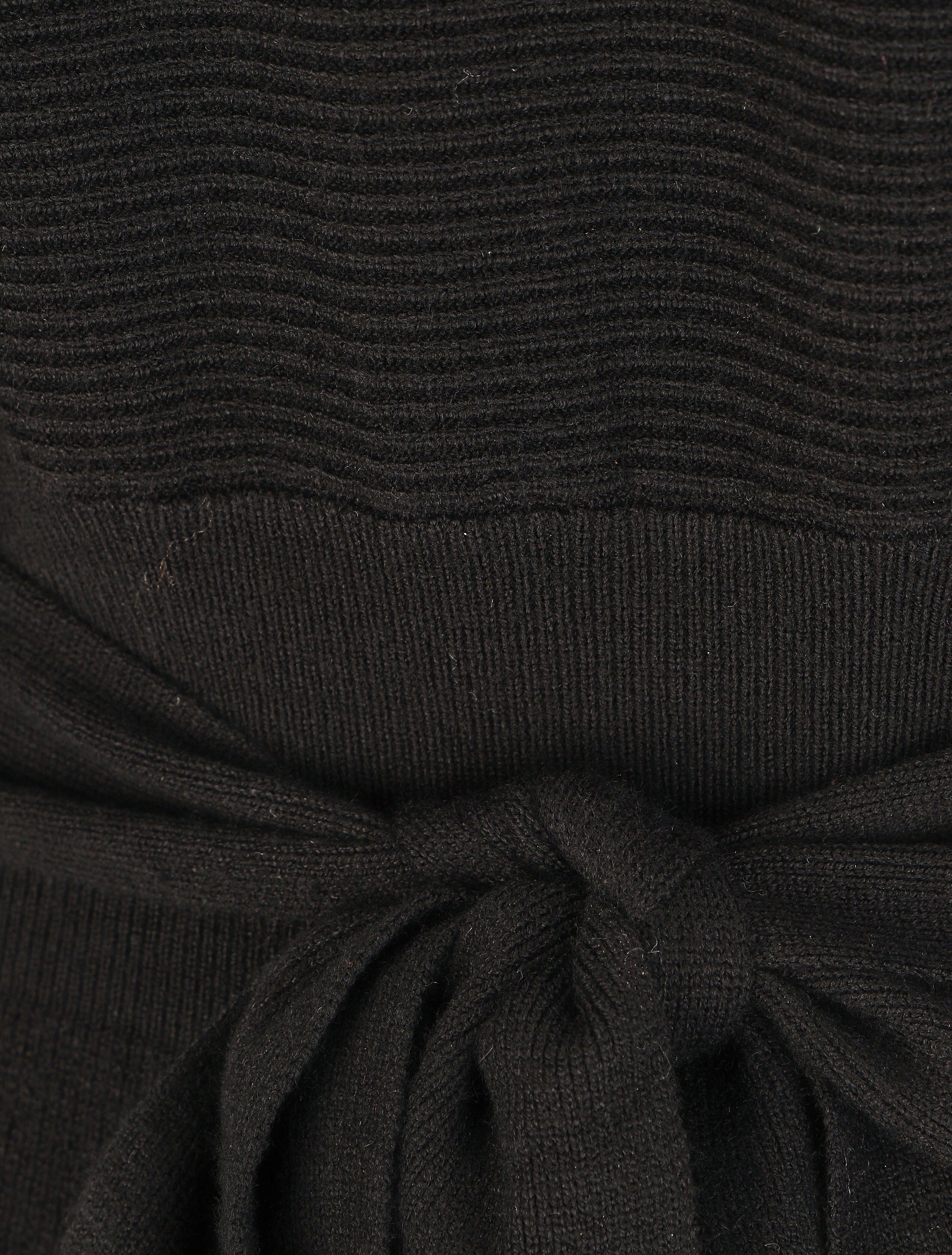 Robe mi-longue ajourée dans le dos - Noir - 3