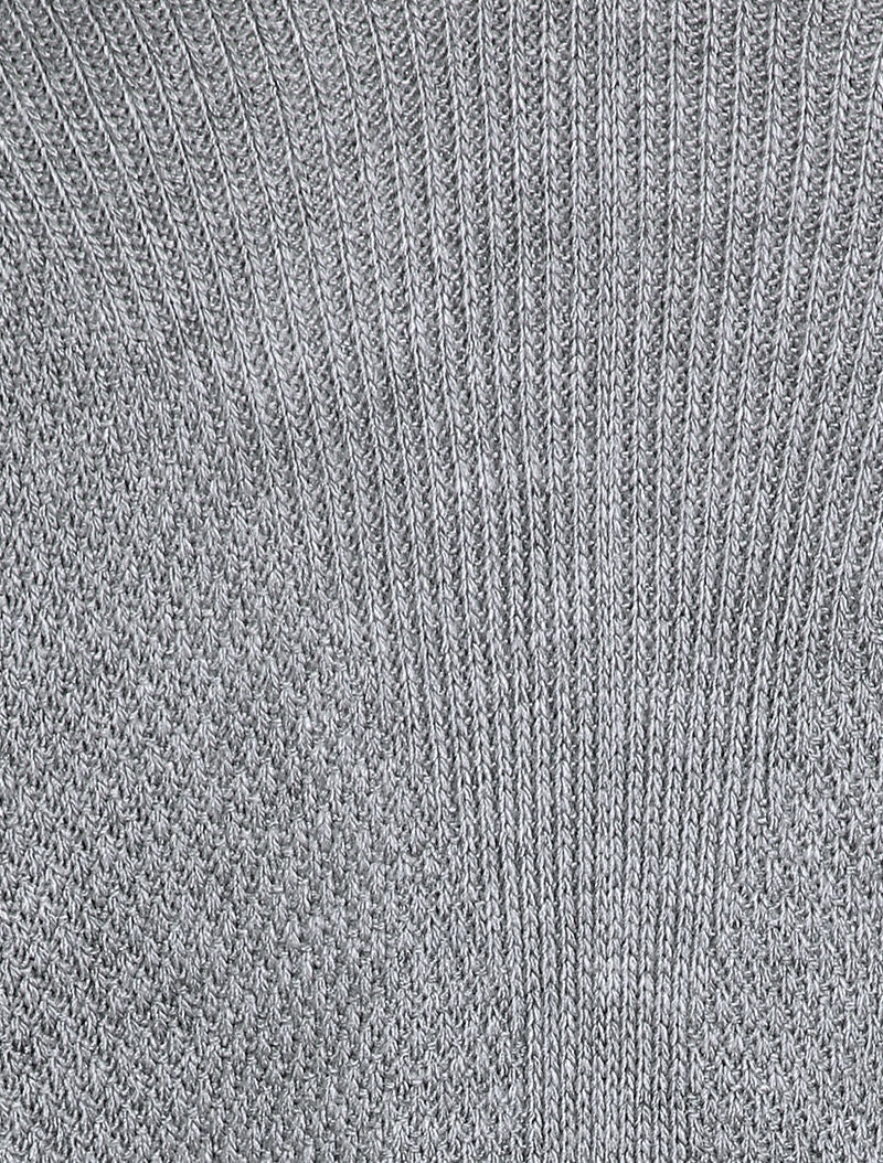 Gilet ouvert oversize à manches dolman - Gris - 3