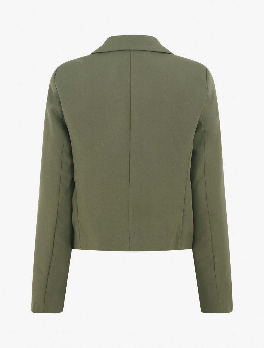 Veste courte unie - Kaki - 2