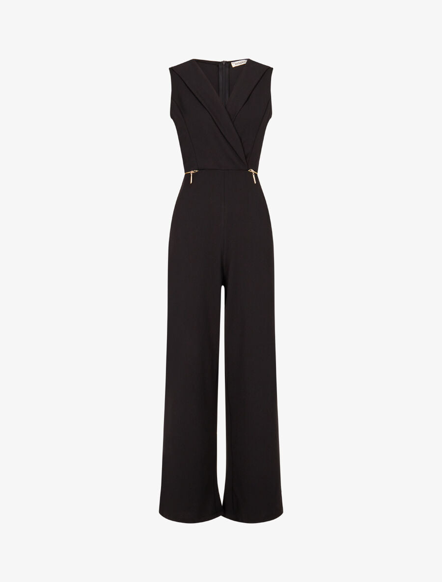 Combinaison droite à zips - Noir - 1