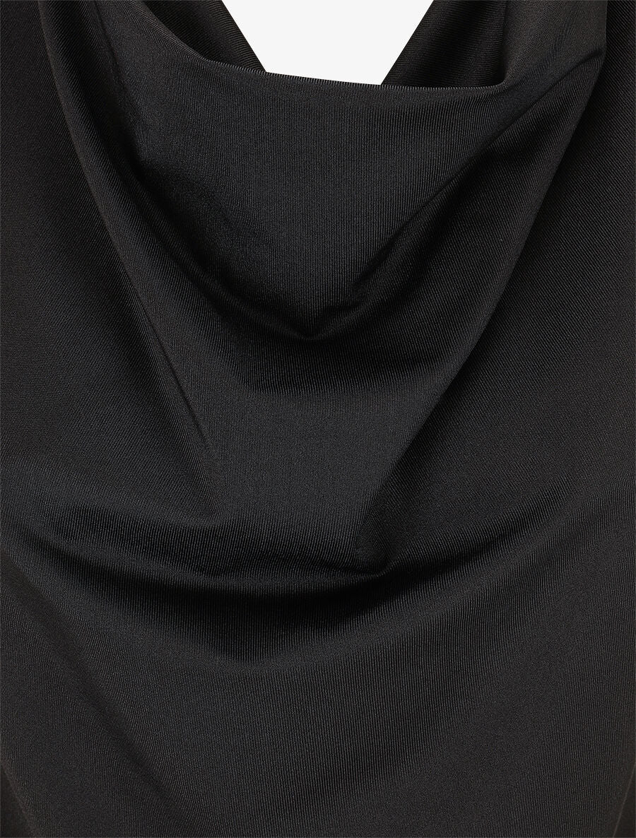 Body uni à col bénitier - Noir - 3