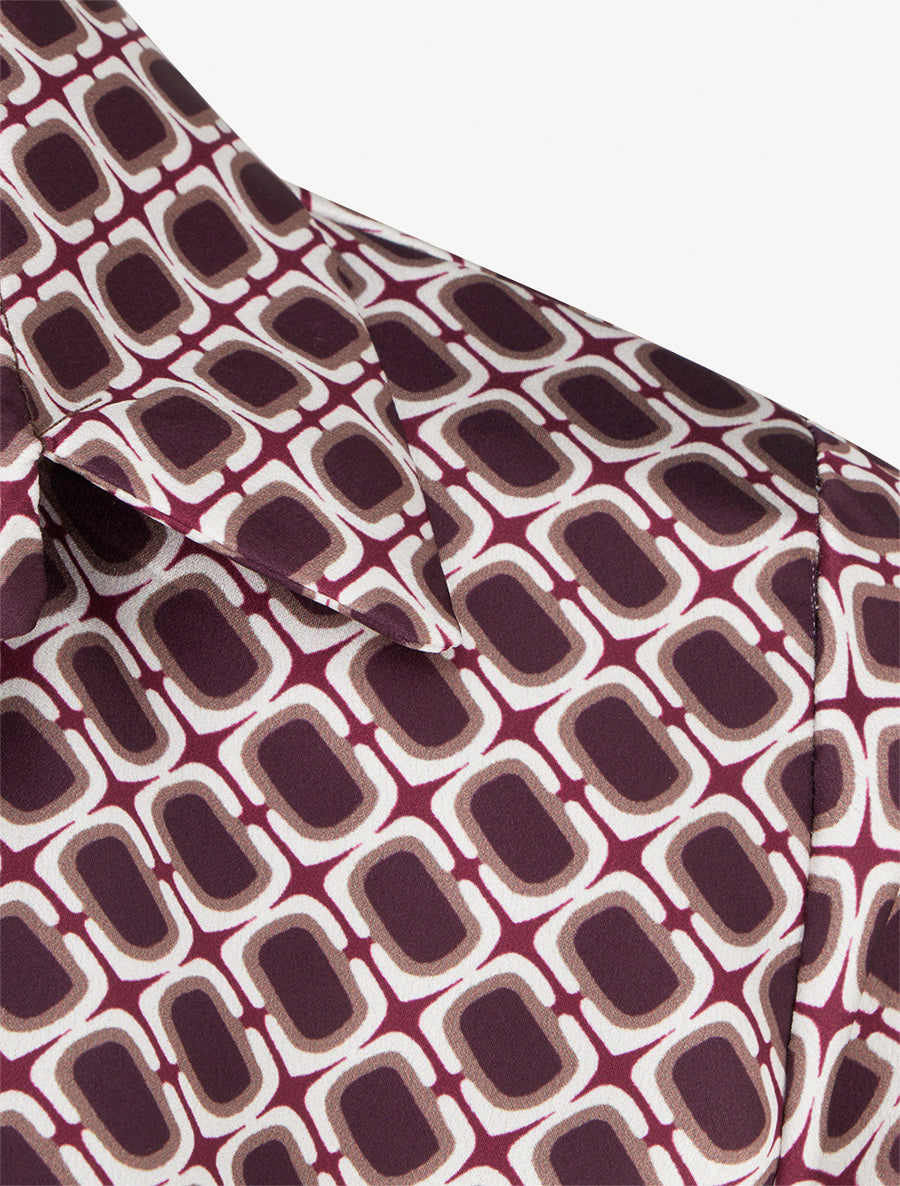 Blouse satinée imprimé 70&