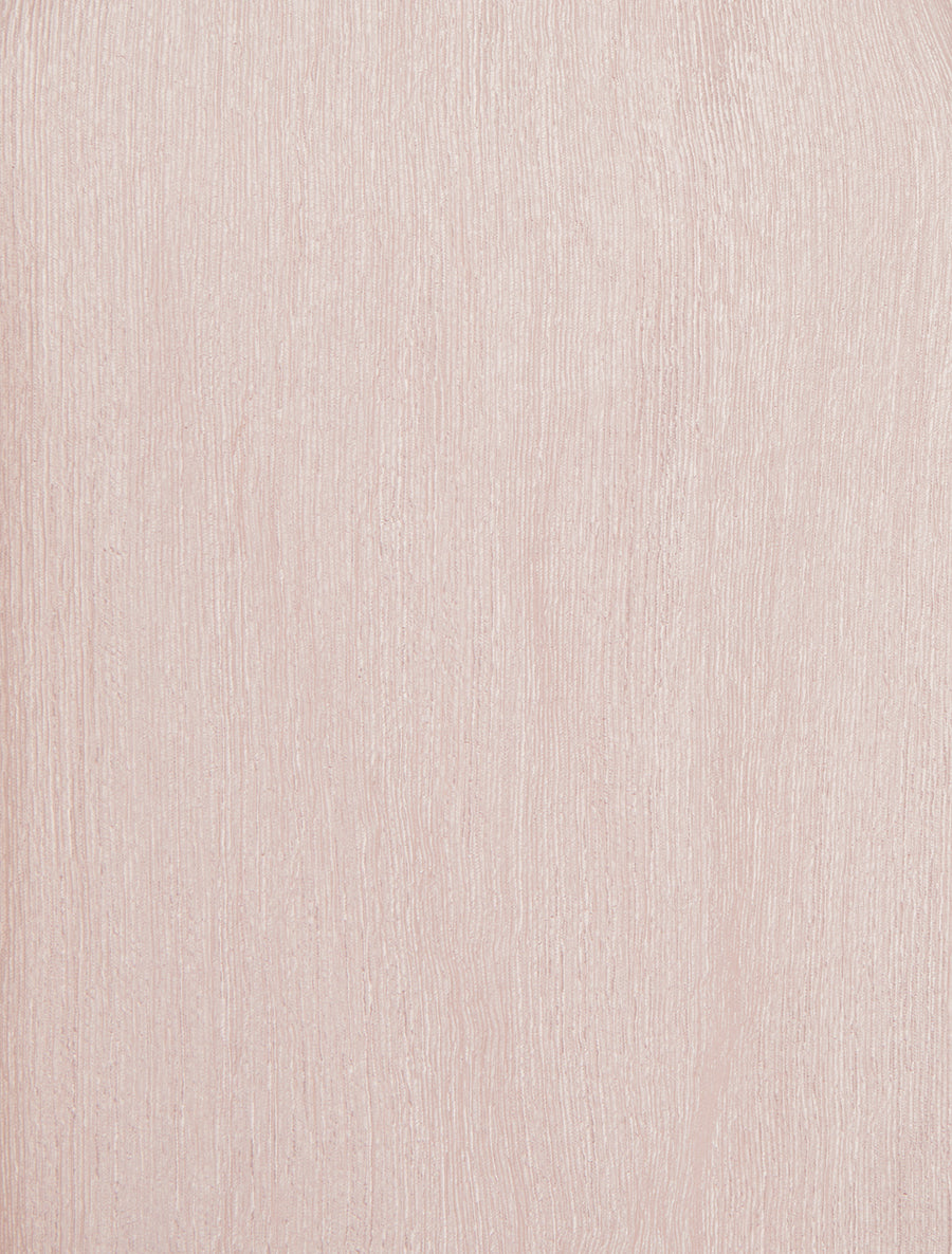 Top boule en tissu texturé - Rose - 3