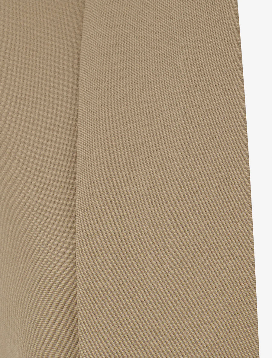 Einfarbiger Blazer mit gerafften Ärmeln - Maulwurf