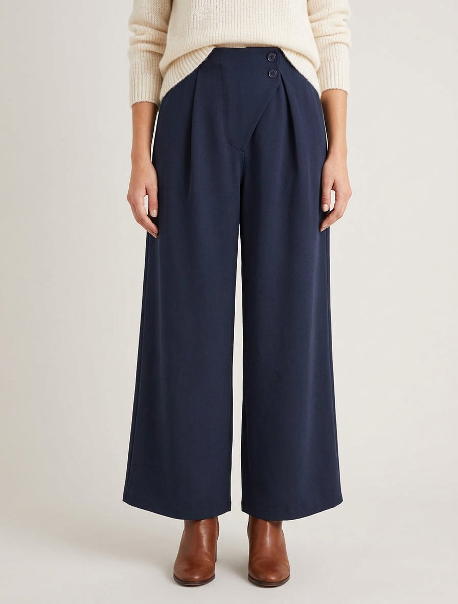Uni Hose mit elastischem Bund - Marine
