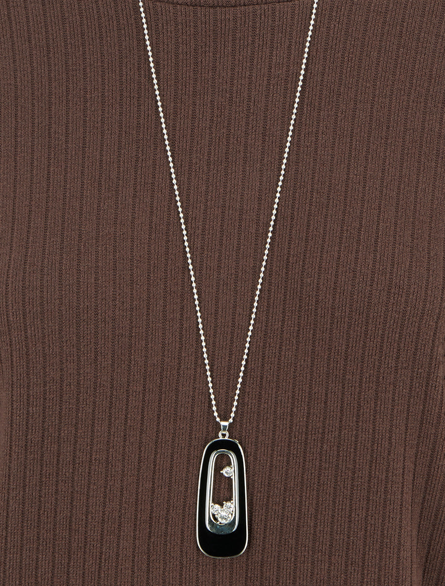 Pull côtelé à manches longues style chuave-souris - Marron - 3