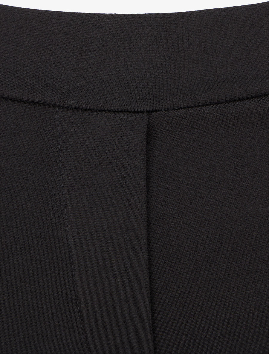 Pantalon uni coupe droite - Noir - 3
