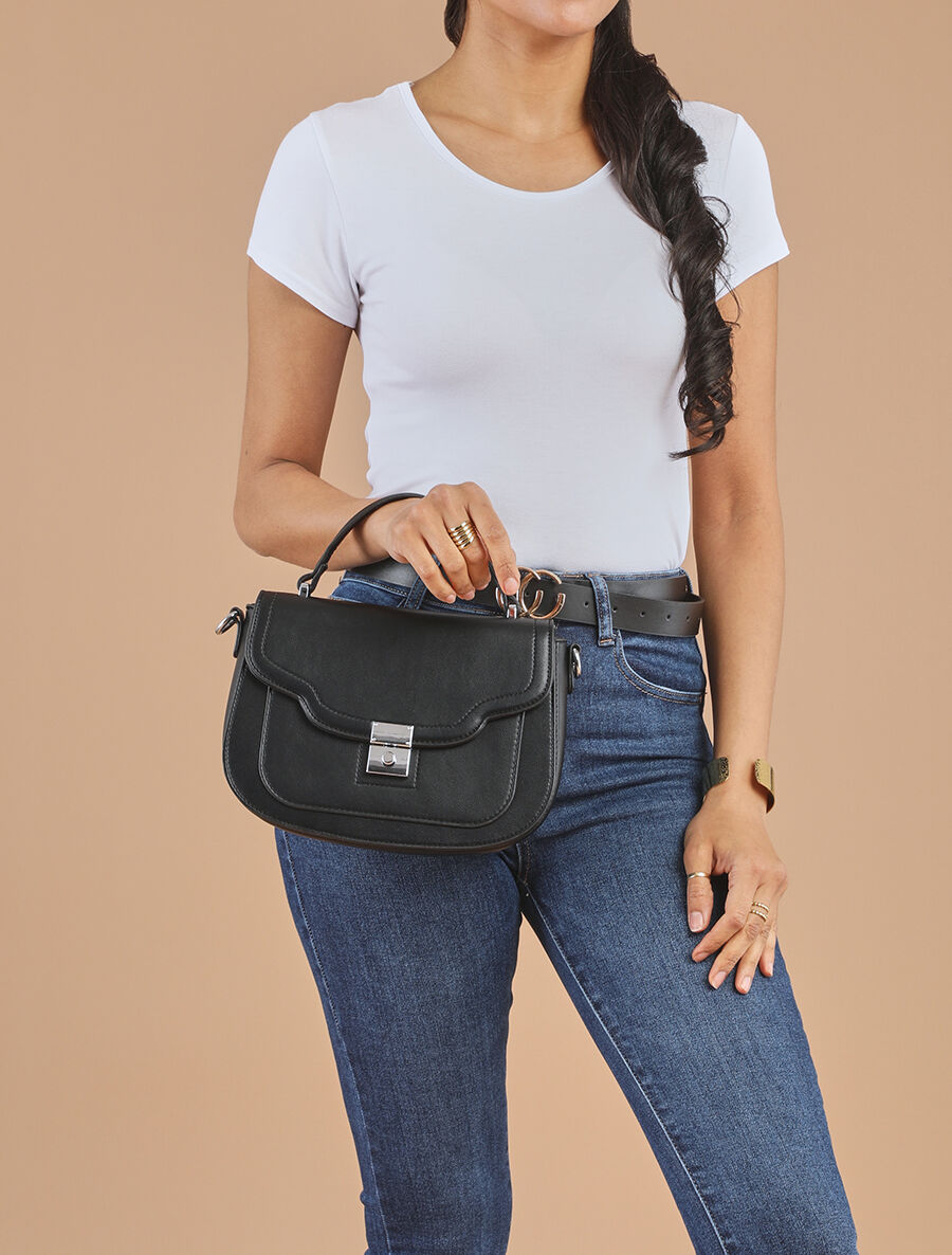 Sac besace Bridget - Noir - 5