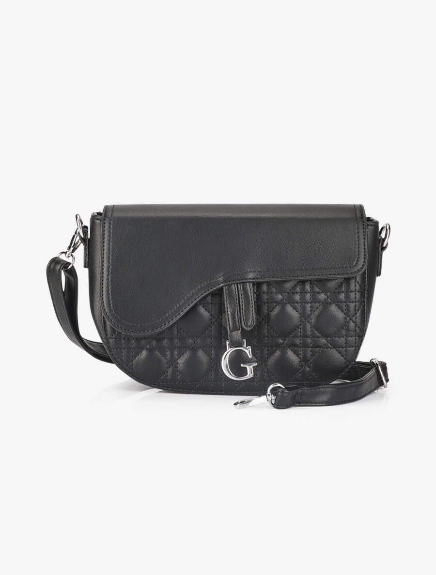 Sac besace Donna - Noir - 1