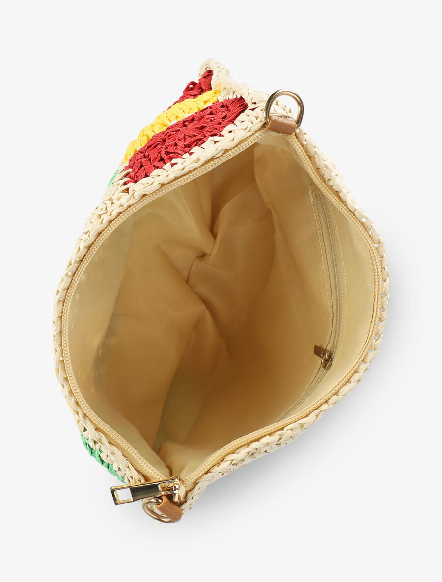 Sac bandoulière Patricia - Vert/beige - 4
