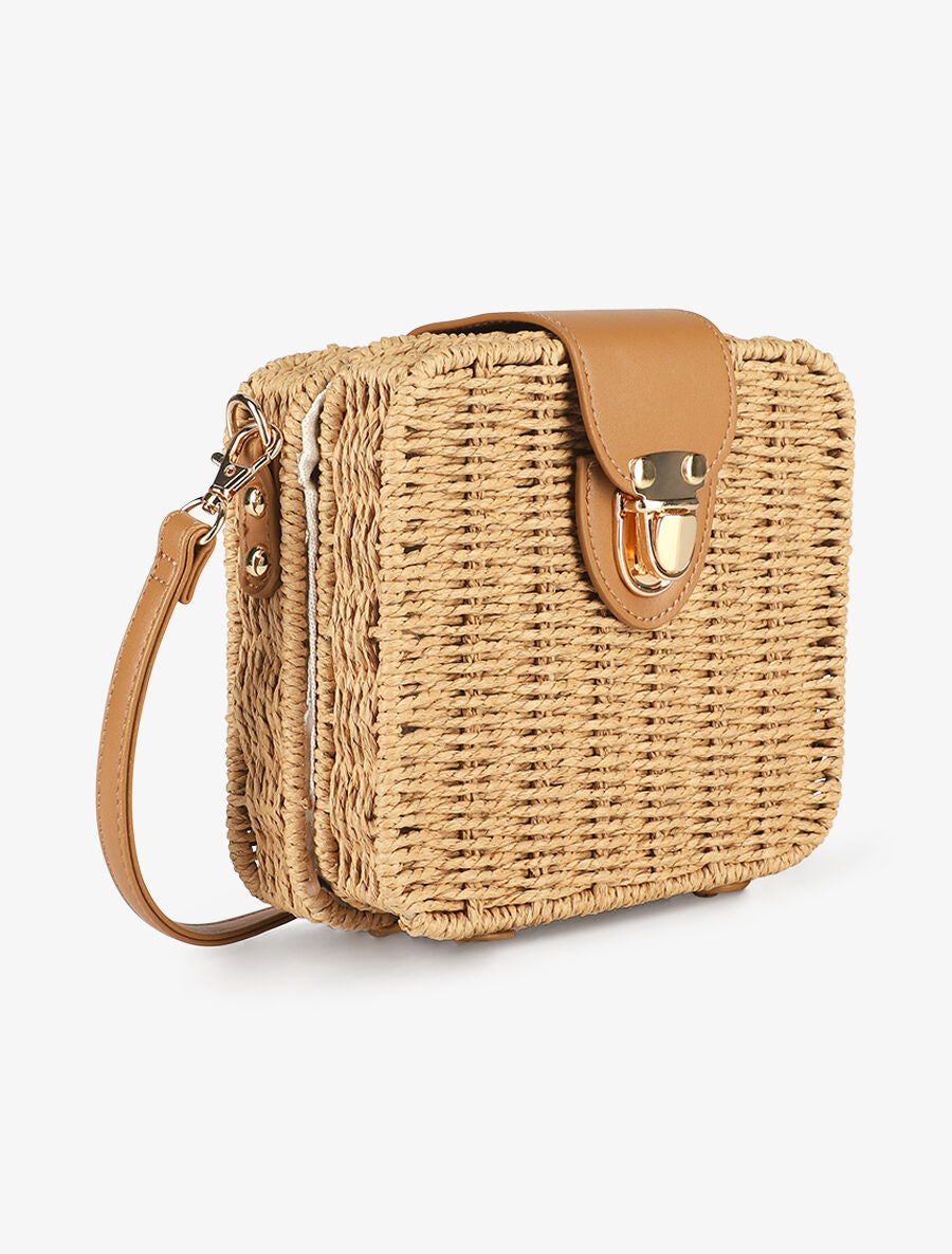 Sac besace Sandrine - Camel - 3