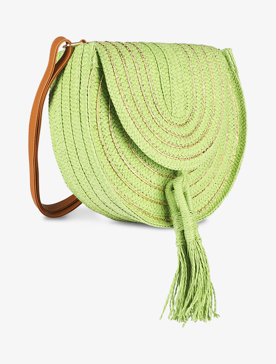 Sac rond Joanna - Vert pomme - 3