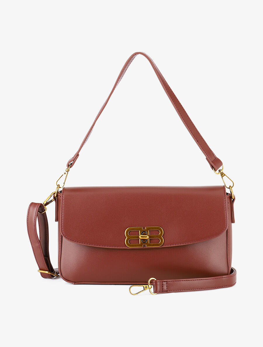 Sac besace Serena - Bordeaux - 1
