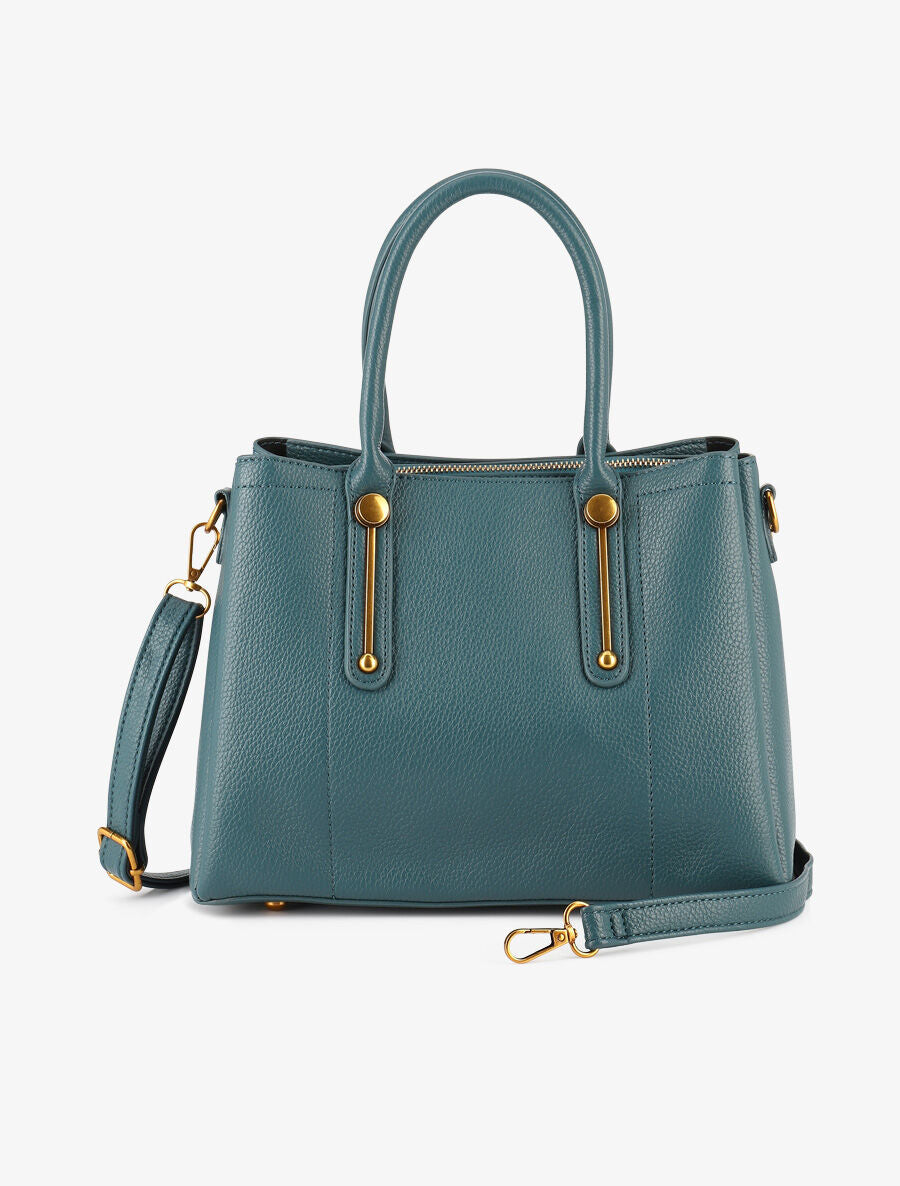 Sac à main Poppy - Bleu pétrole - 5