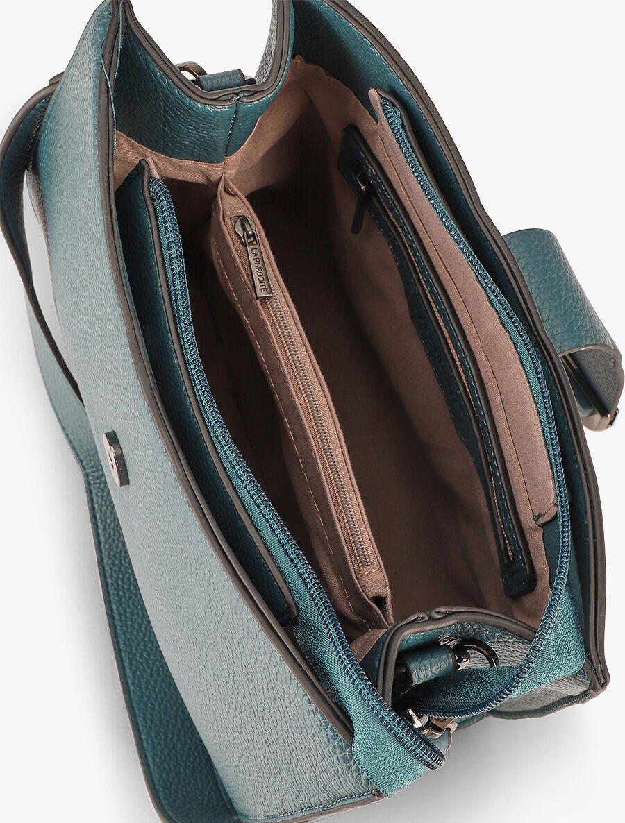 Sac à main Georgina - Bleu pétrole - 4
