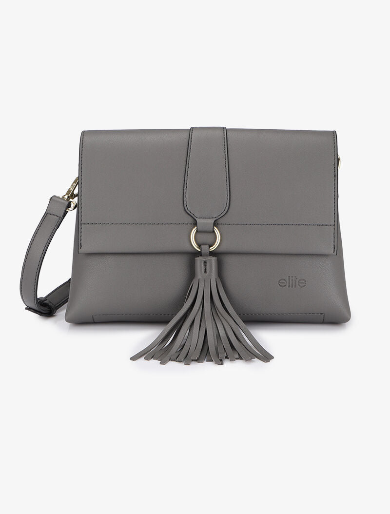 Sac besace Lou - Gris foncé - 5