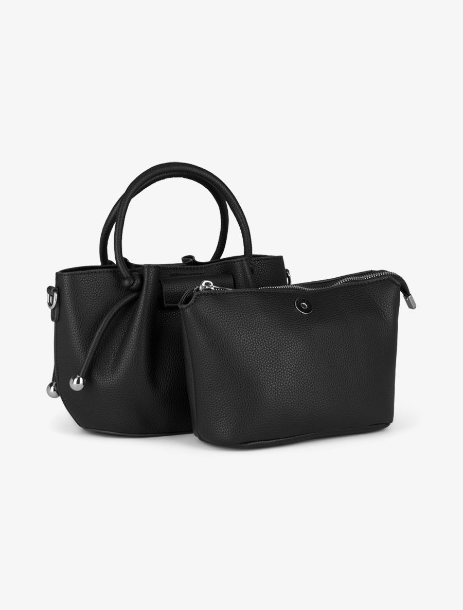 Sac besace Blanche - Noir - 2
