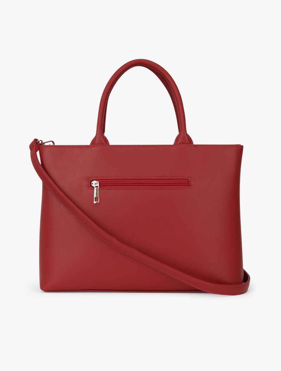 Sac cabas Emma - Rouge - 3