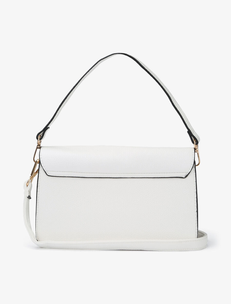Sac bandoulière Dominique - Blanc - 3